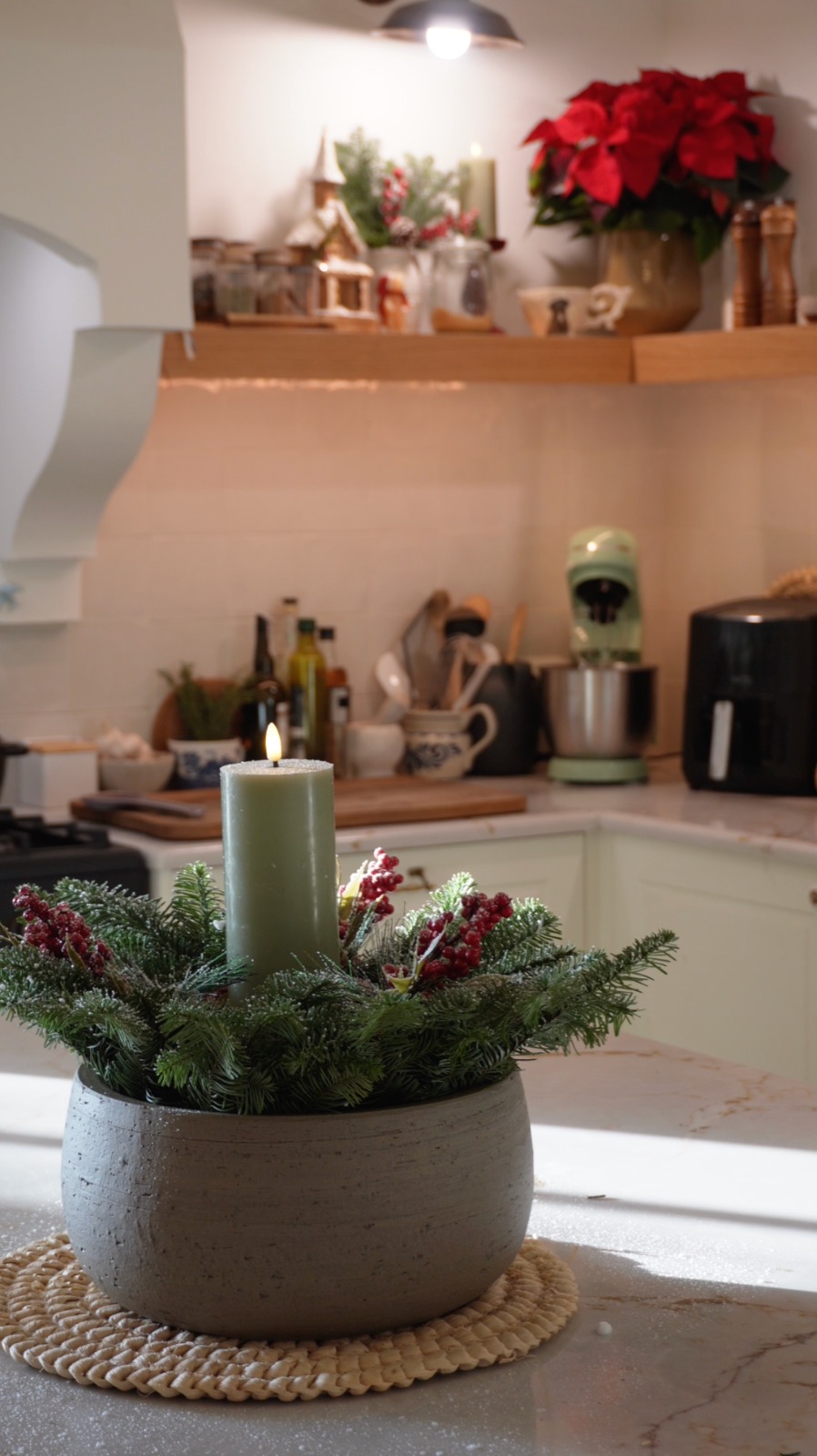 Decoração de Natal com cerâmica